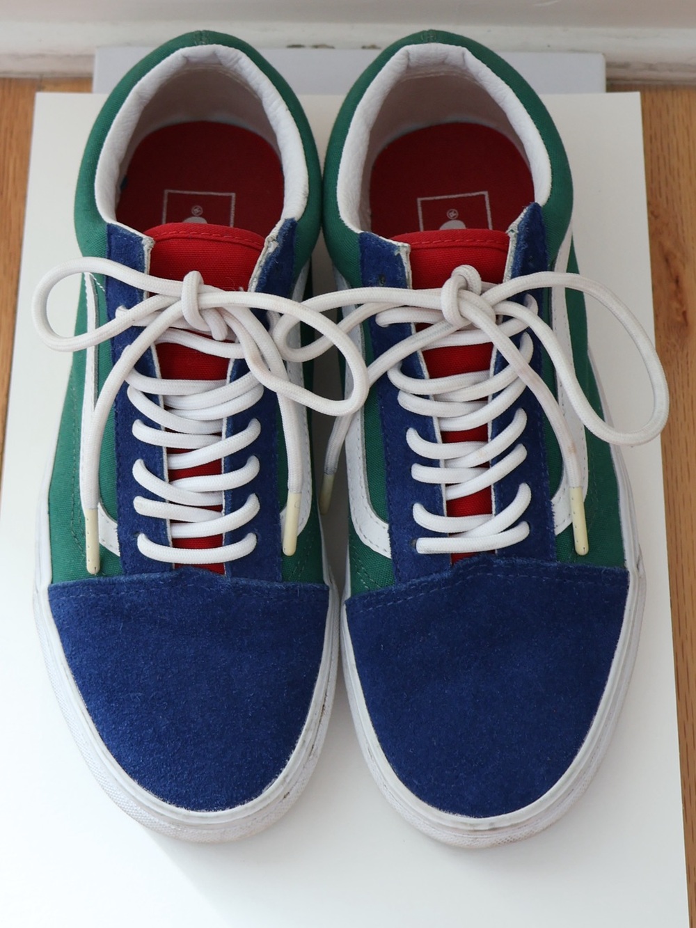 Vans Old Skool Low Top Artsy Primary Color-block Sneakers Indie Skater Grunge 8 - Picture 2 of 7